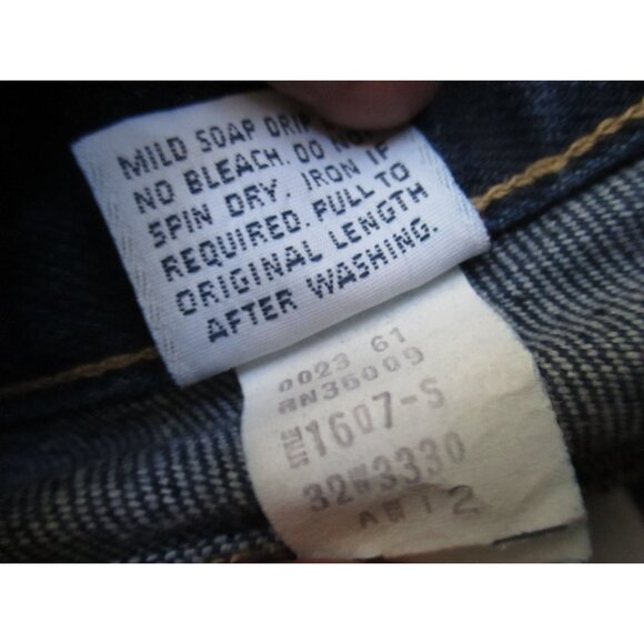 Calvin Klein Vintage Women's Jeans 12 28x33 USA 1990's Mom Designer Dark Wash US - Picture 8 of 9